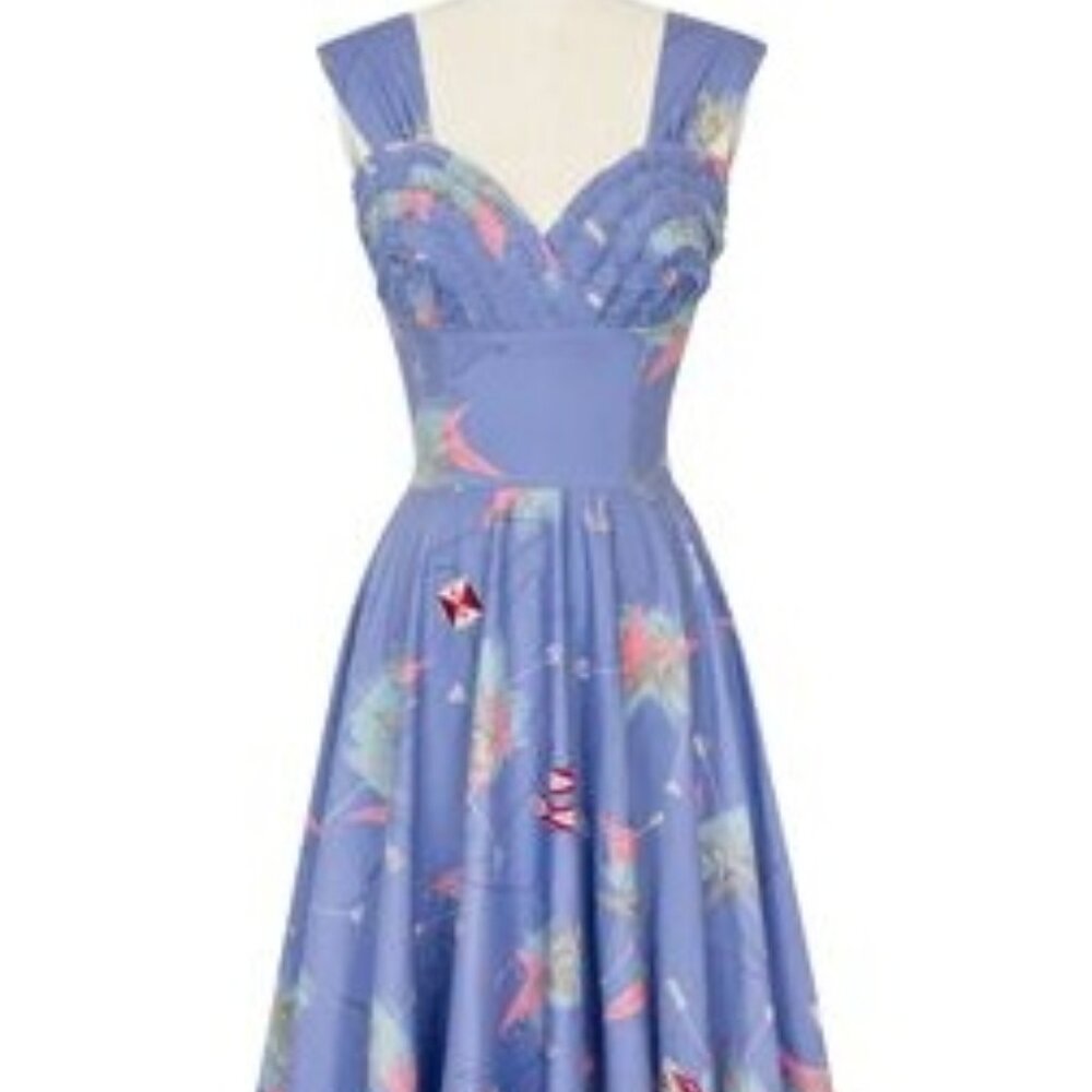 Trashy diva lilac atomic deb dress, size 8